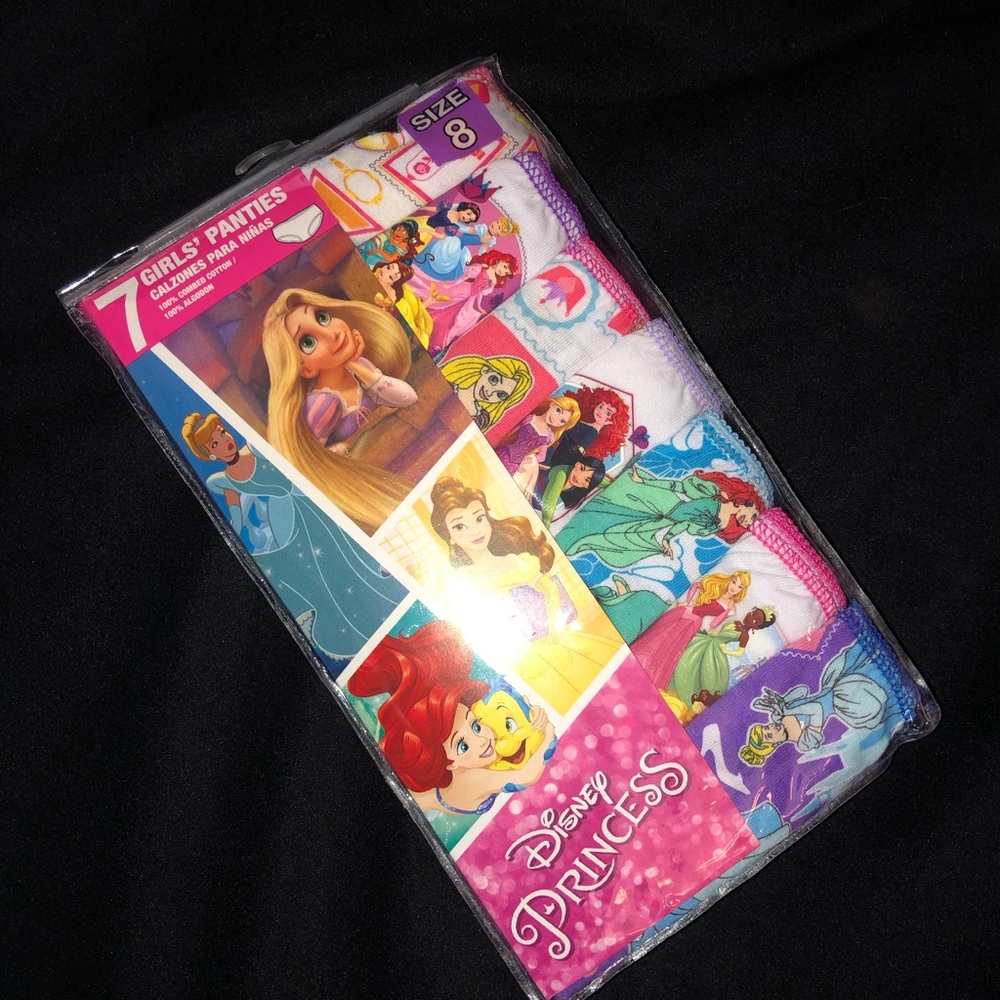 Disney princess girls panties